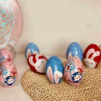 تخم مرغ رنگی خرگوش نماد سال 1402