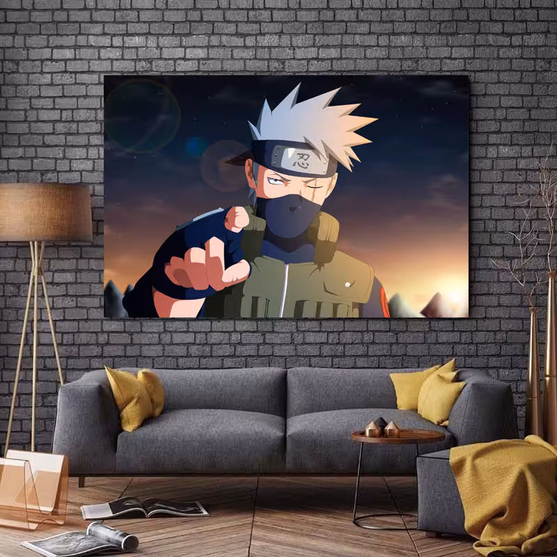 تابلو شاسی طرح انیمه مدل Naruto کد A101 | دنیای قاب