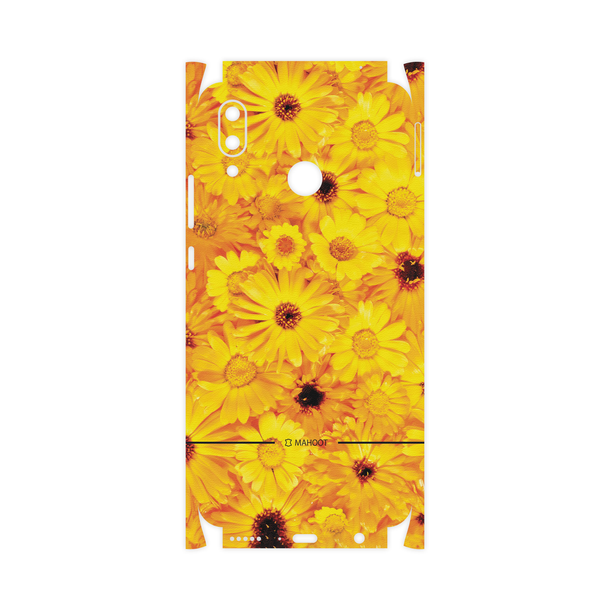 برچسب پوششی ماهوت مدل Yellow-Flower-FullSkin مناسب برای گوشی موبایل هوآوی Nova 3