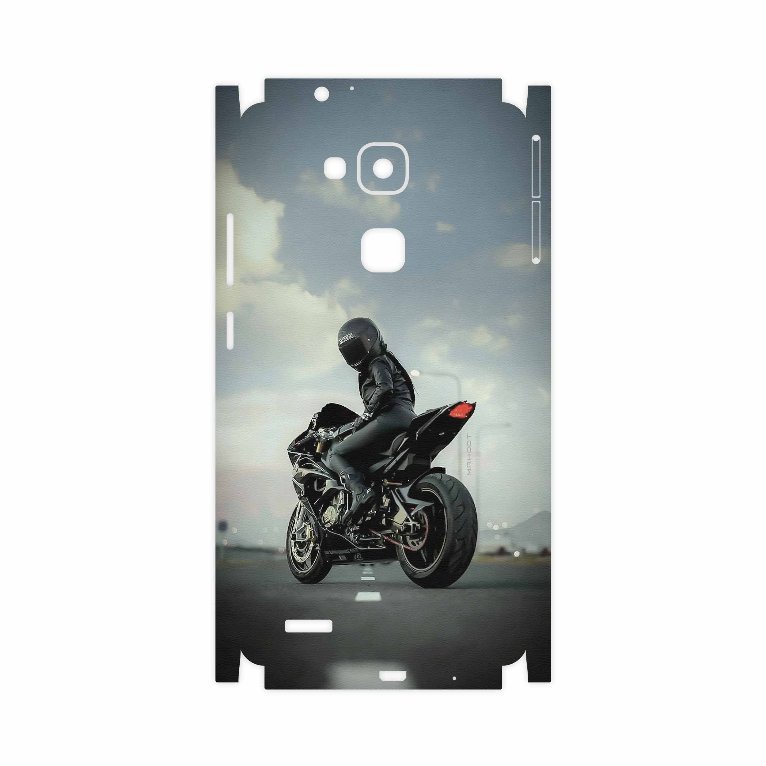 برچسب پوششی ماهوت مدل Motorcycling-FullSkin مناسب برای گوشی موبایل هوآوی Mate 7