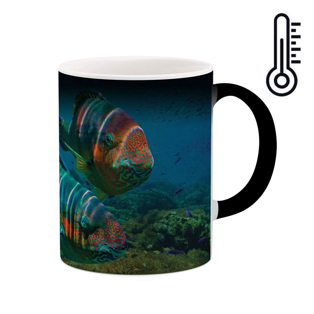 ماگ حرارتی طرح ماهی مدل mgph10103