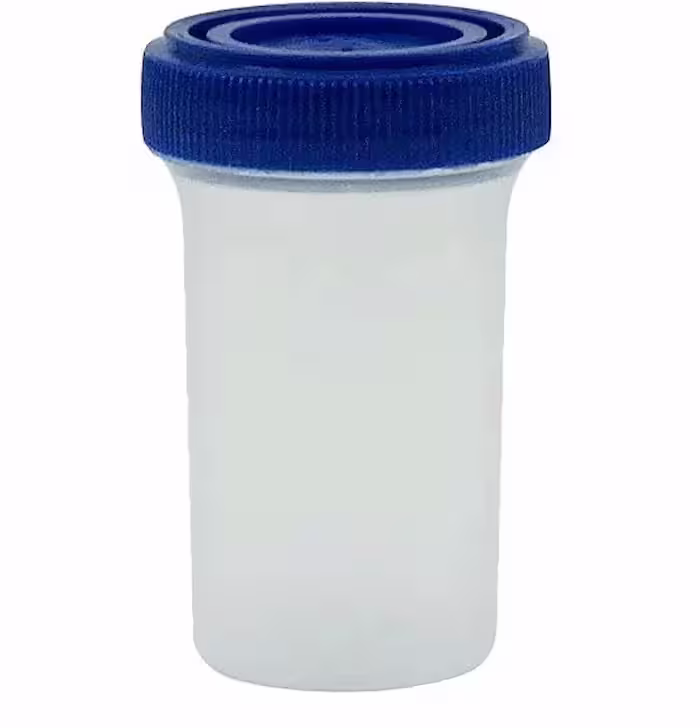 ظرف نمونه‌گیری آزمایشگاهی،غیر استریل،شفاف(60ml) سوپا