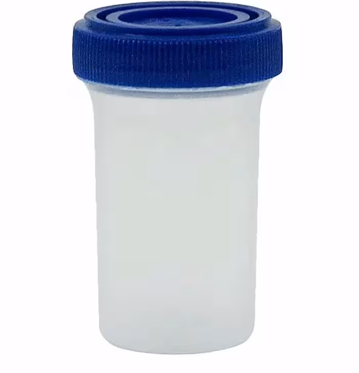 ظرف نمونه‌گیری آزمایشگاهی،غیر استریل،شفاف(60ml) سوپا