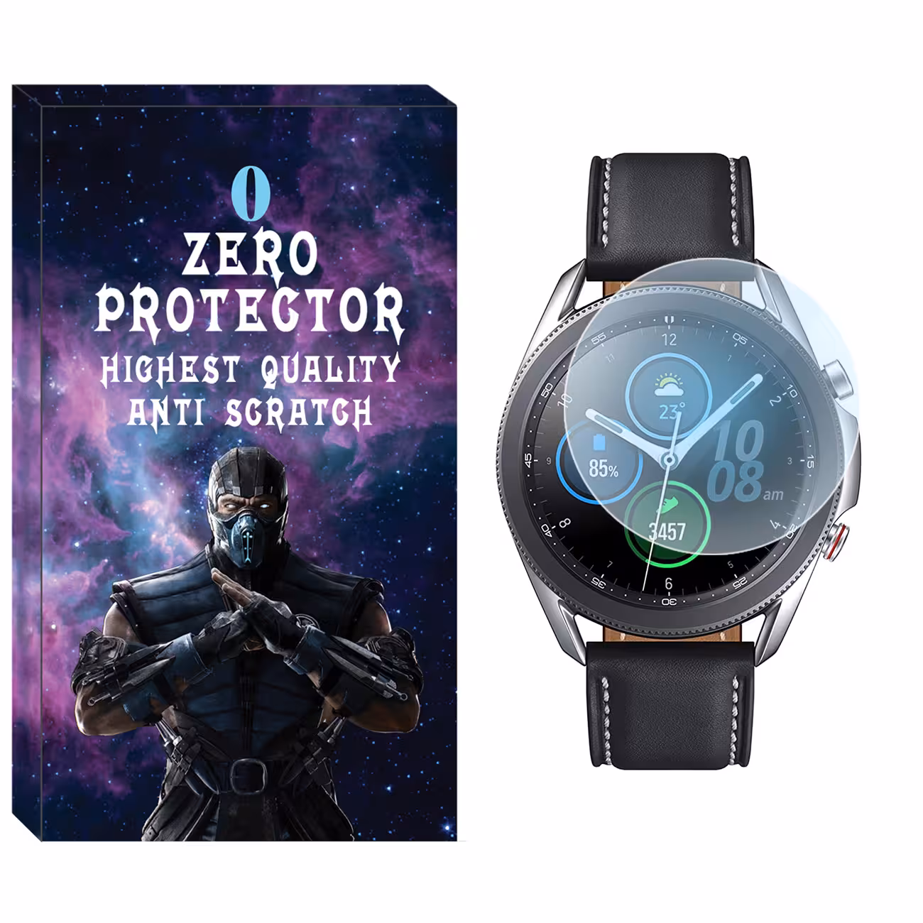 محافظ صفحه نمایش نانو زیرو مدل NZO مناسب برای ساعت هوشمند سامسونگ Galaxy Watch 3 41mm