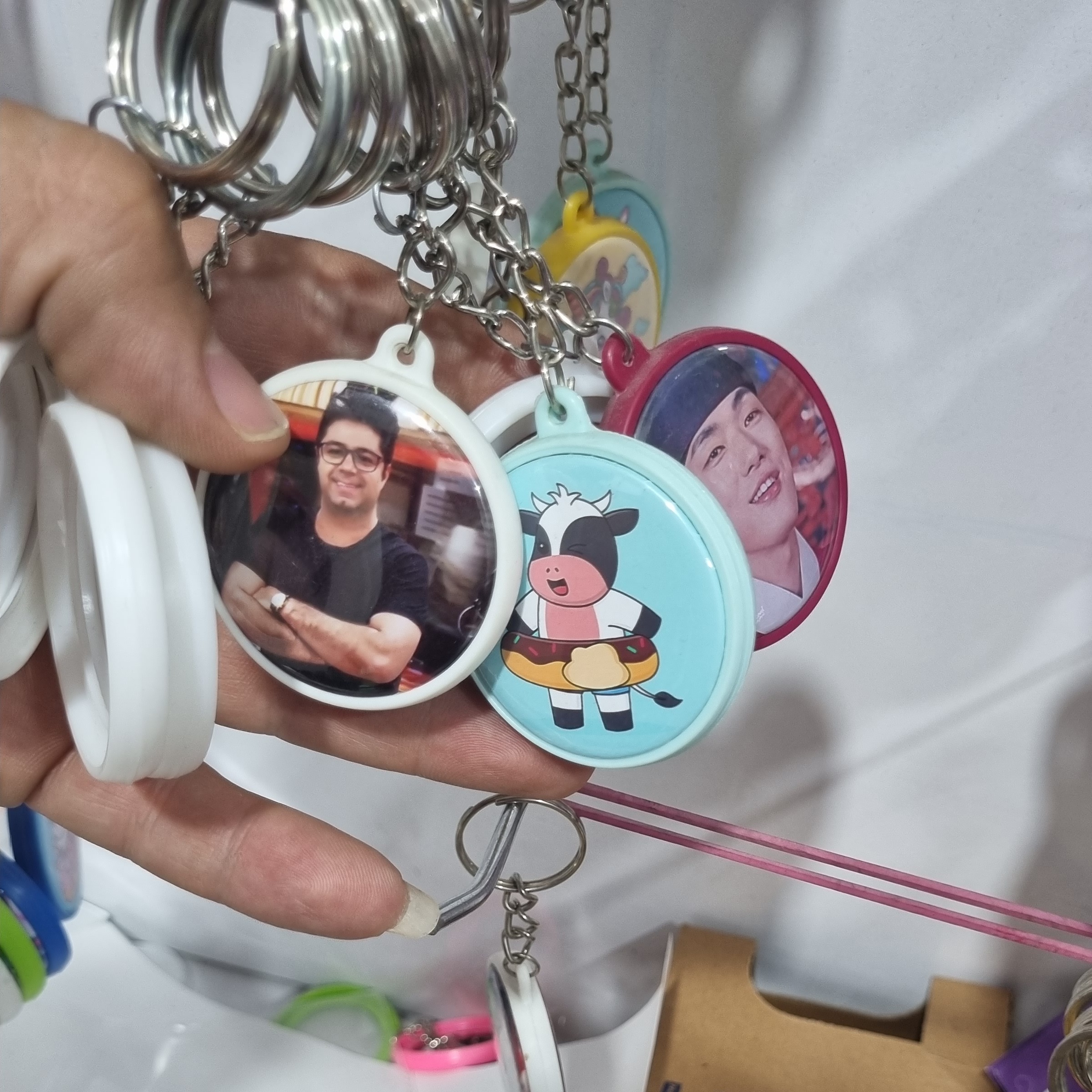 پک 5 عددی جا کلیدی یک رو عکس دلخواه و عزیزانتان 