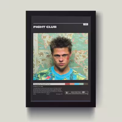 تابلو مدل Fight Club کدS1645-b
