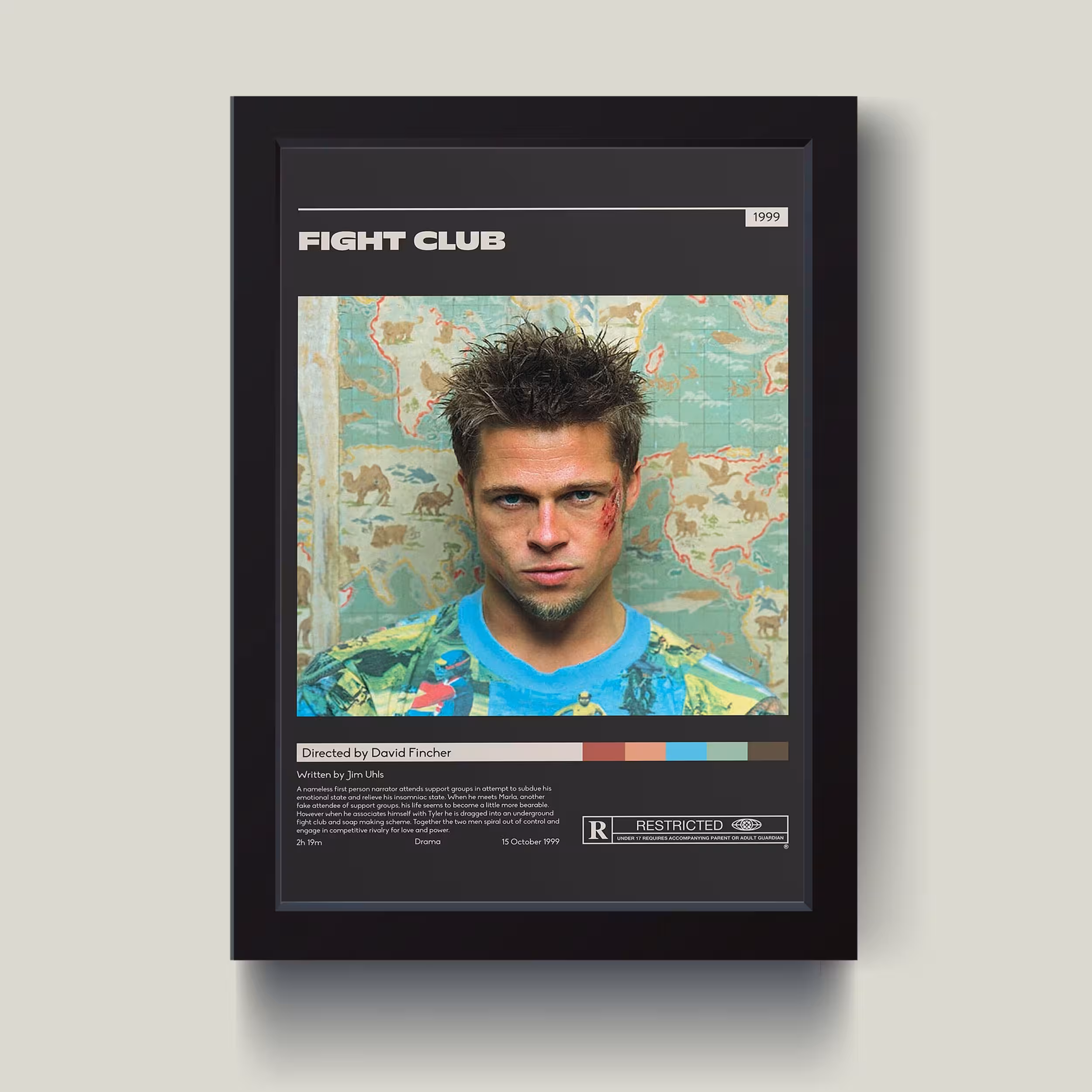 تابلو مدل Fight Club کدS1645-b