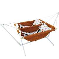 گهواره سنتی دو قلو پایه دار بانوچ حیوانات آنیا Aniya