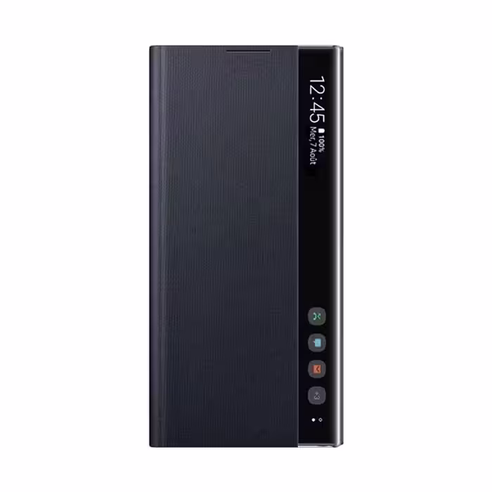 قاب کیفی سامسونگ مدل Clear View برای گوشی موبایل Galaxy Note10 Plus