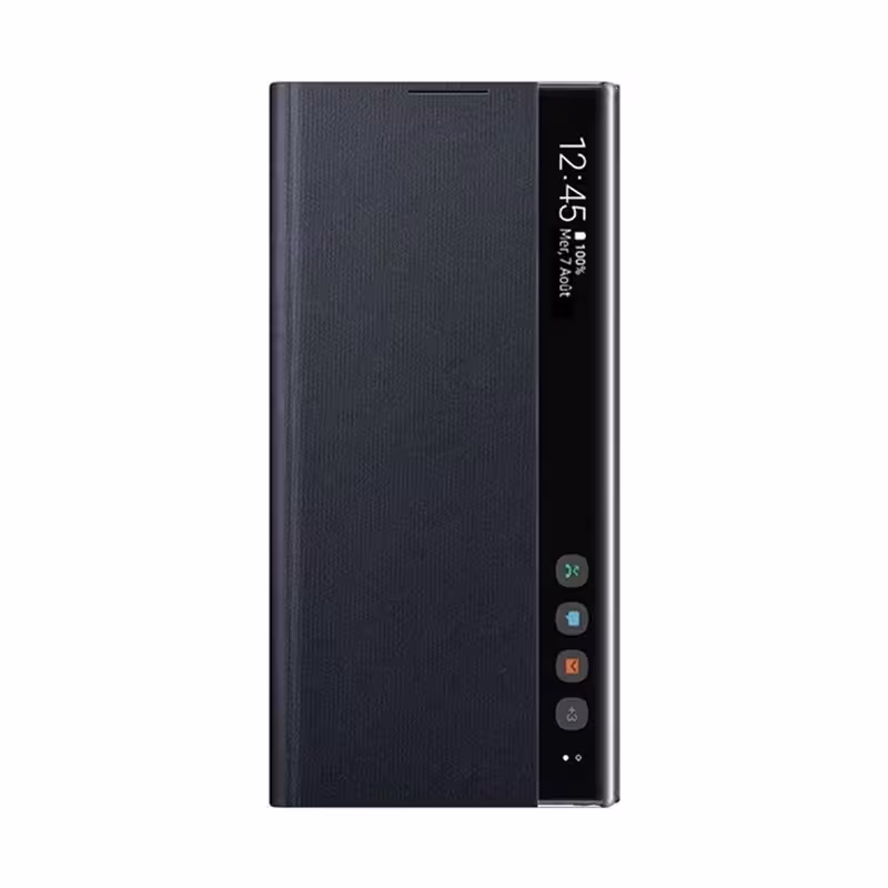 قاب کیفی سامسونگ مدل Clear View برای گوشی موبایل Galaxy Note10 Plus