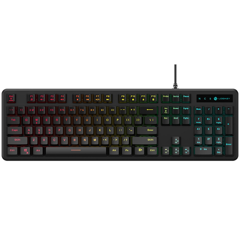کیبورد با سیم گیمینگ مکانیکال Logikey K310B | فروشگاه اینترنتی شهر لپ تاپ