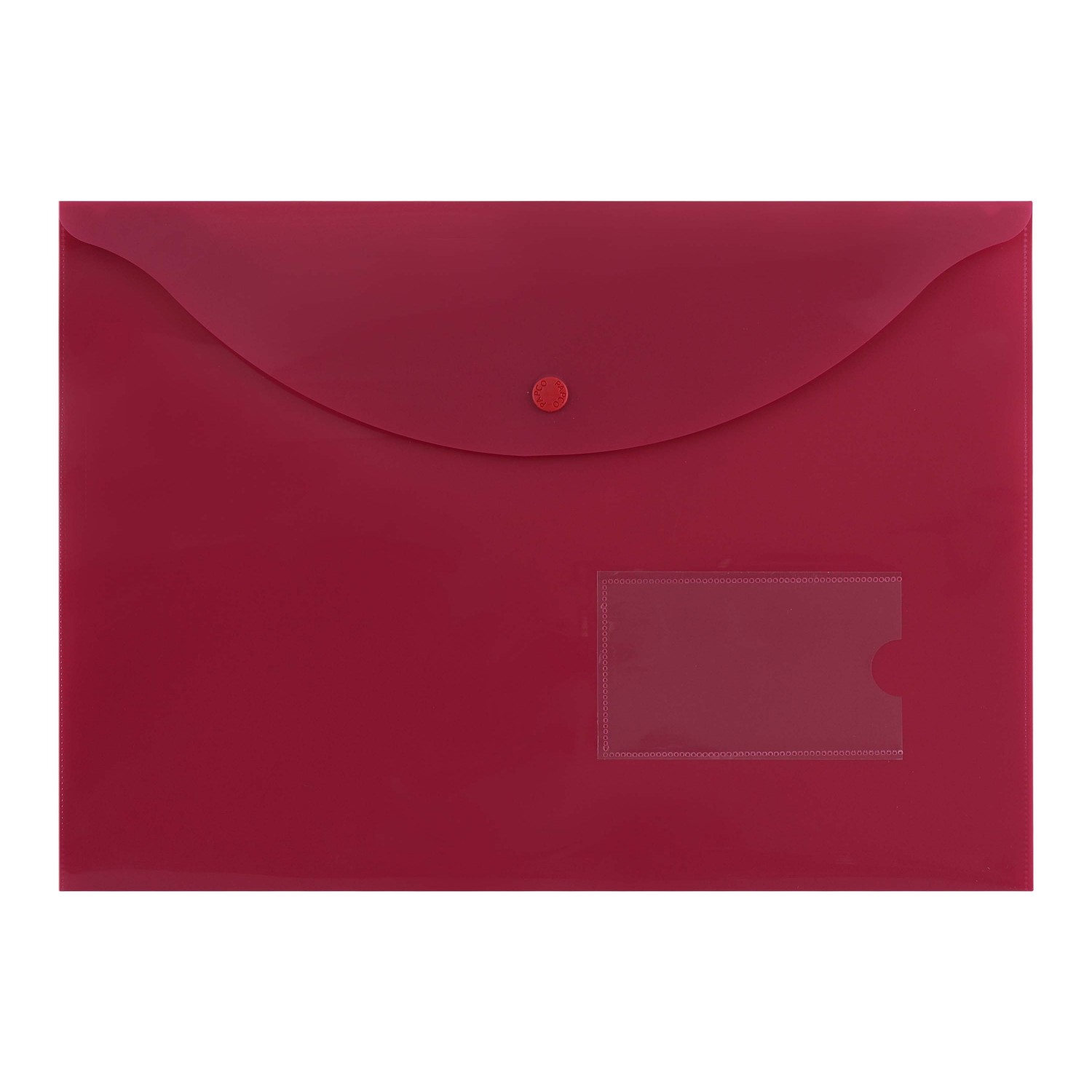 پوشه دکمه دار پاپکو مدل بیزنس - A4-116BM بسته 18 عددی