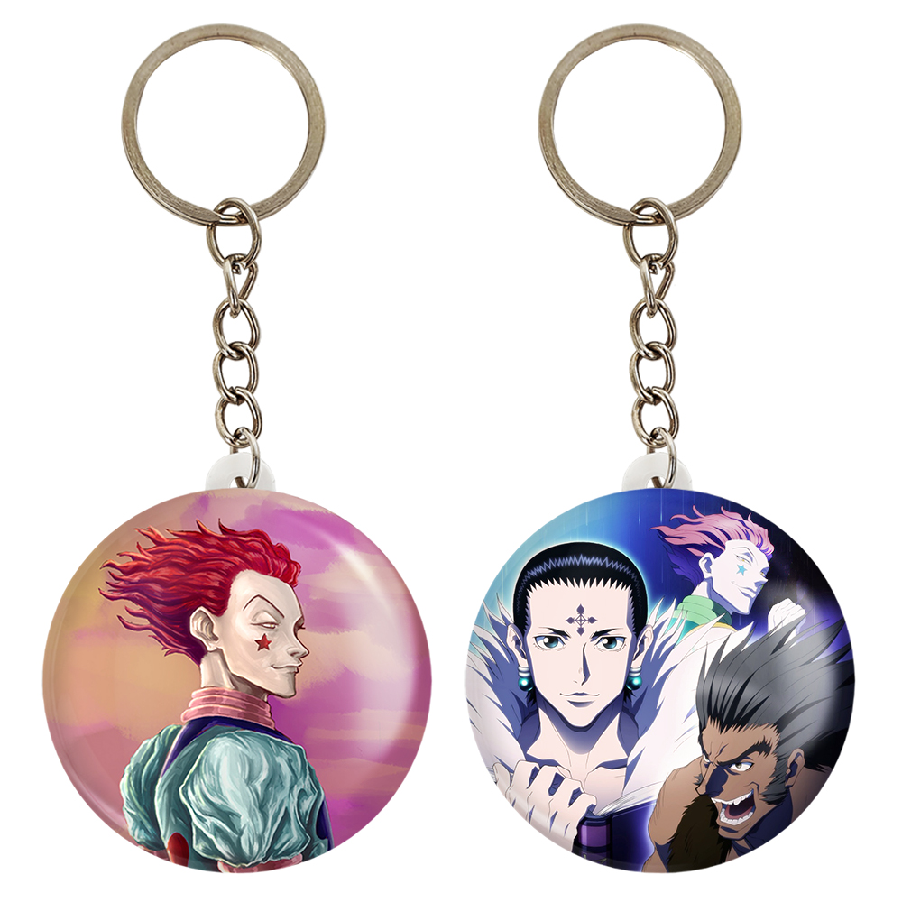 جاکلیدی خندالو مدل کرولو و هیسوکا تیم عنکبوت و جوکر هیسوکا انیمه هانتر ایکس هانتر کد 1192311921 مجموعه 2 عددی