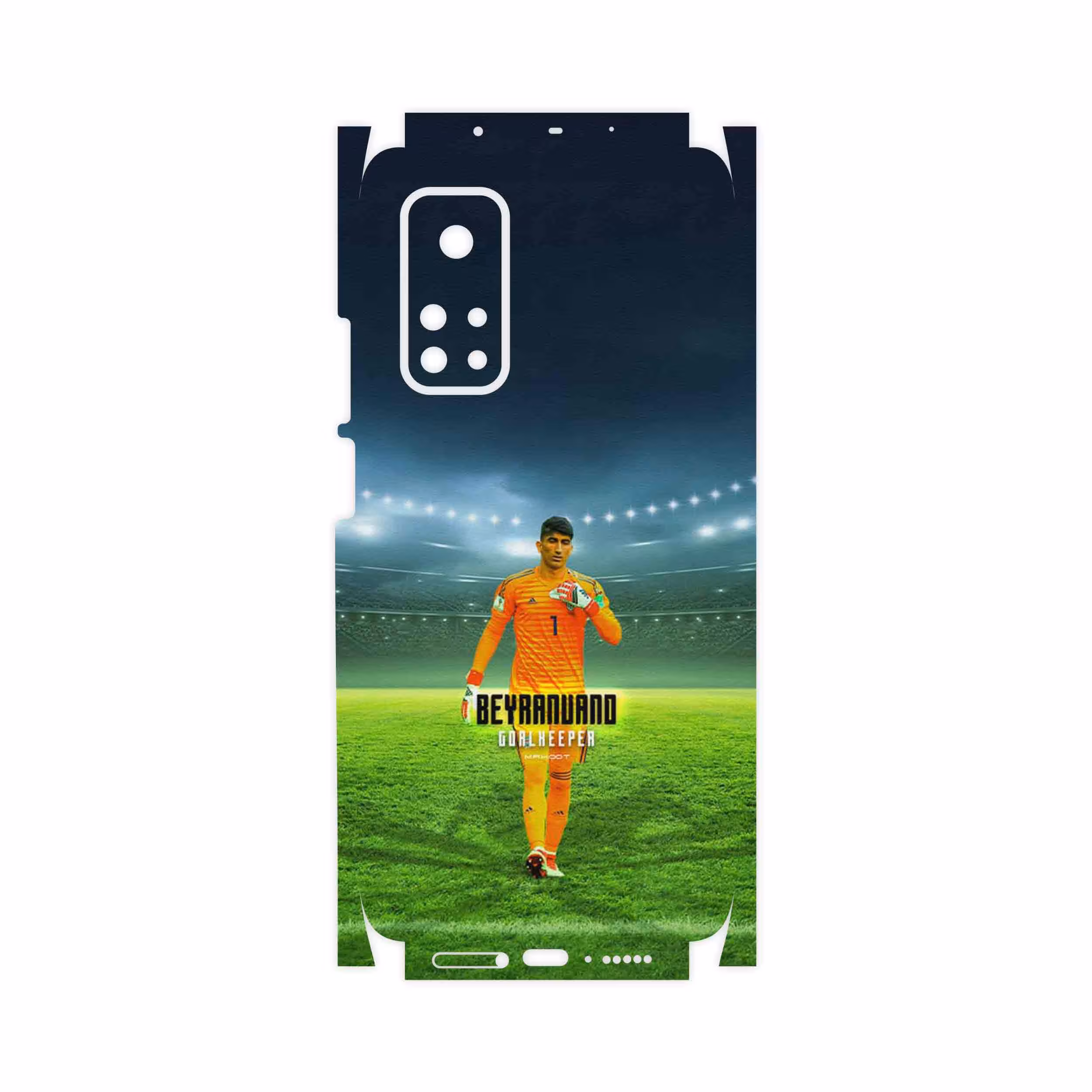 برچسب پوششی ماهوت مدل Alireza Beiranvand-FullSkin مناسب برای گوشی موبایل شیائومی Mi 10T 5G
