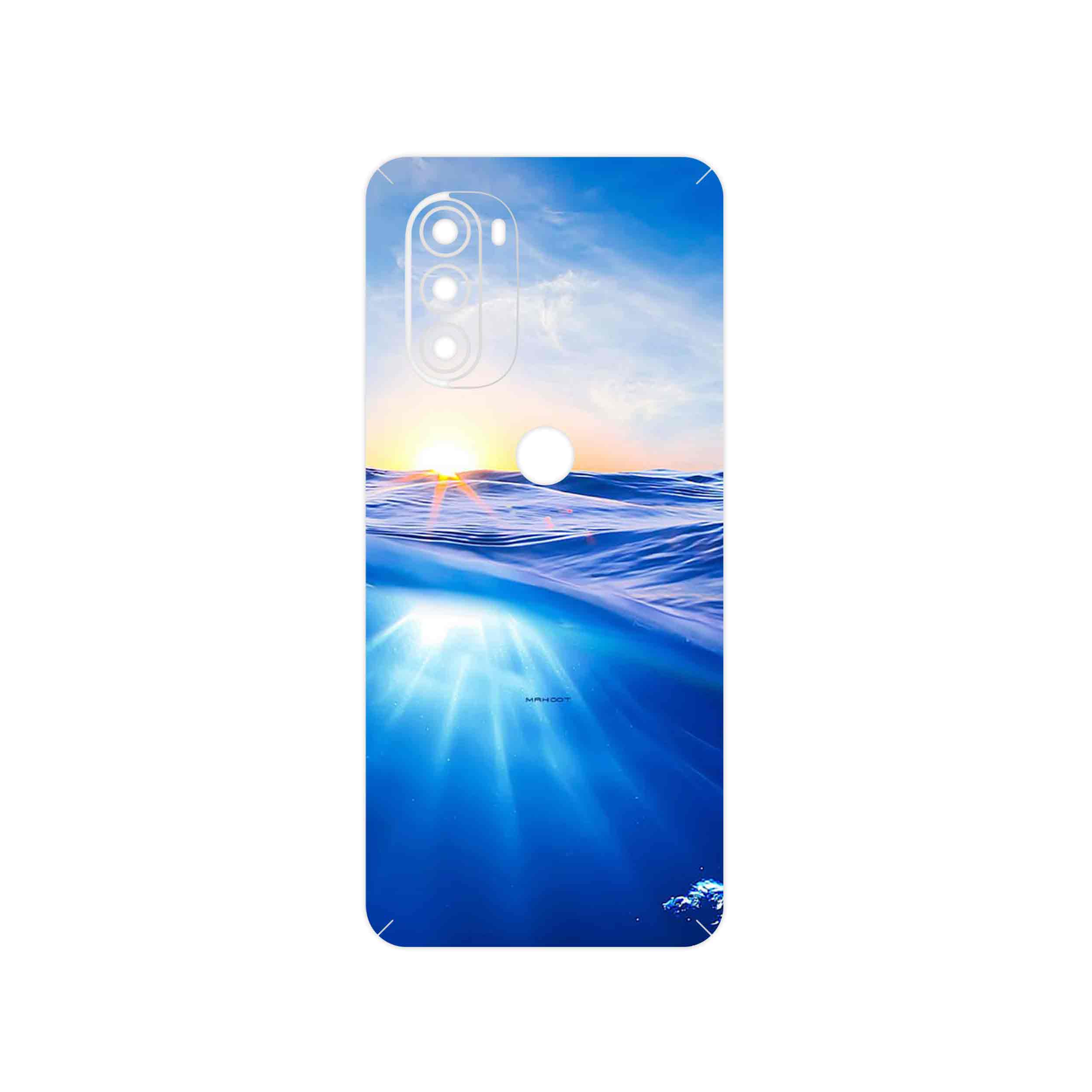 برچسب پوششی ماهوت مدل Ocean مناسب برای گوشی موبایل موتورولا Moto G51 5G