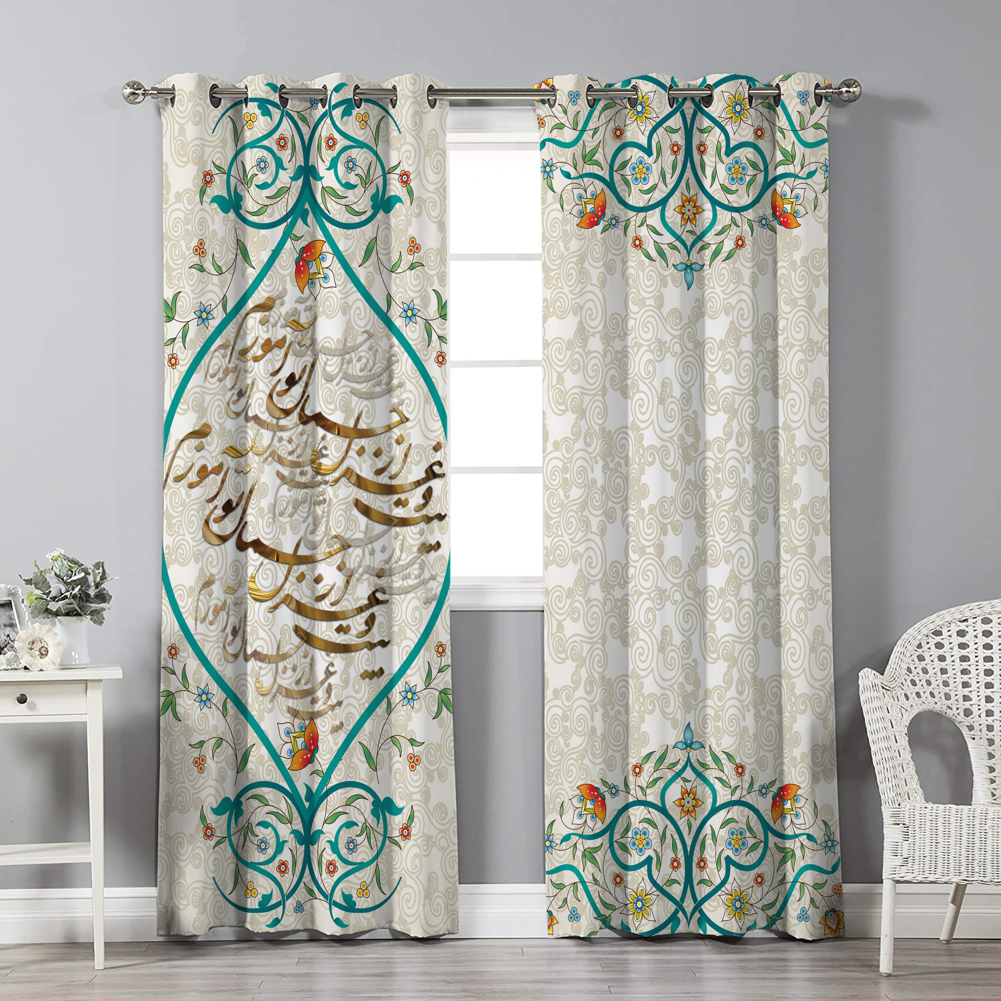 پرده نیروانا مدل pl2794 سایز 280 × 140 سانتی متر