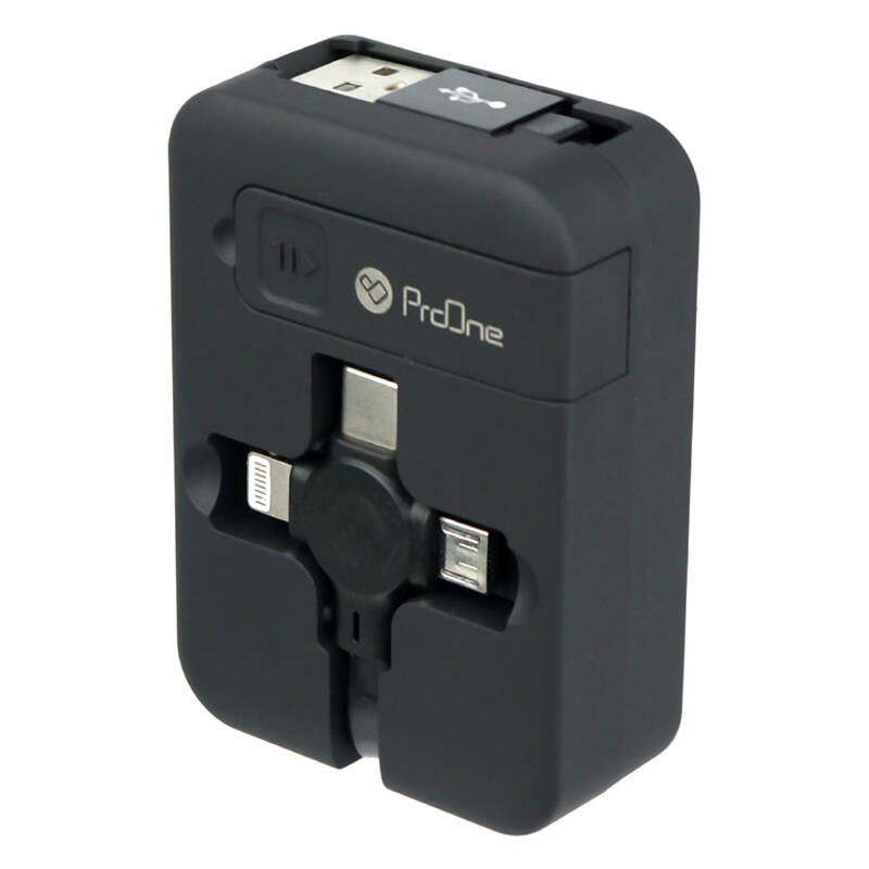 کابل 3 سر ProOne PCC365R 2.4A 1m