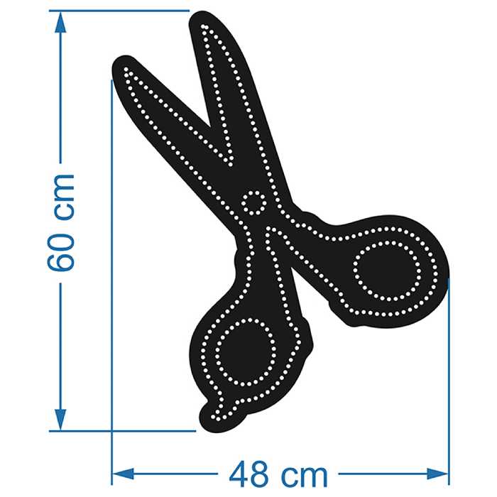 تابلو ال ای دی آیاز طرح قیچی کد 300W
