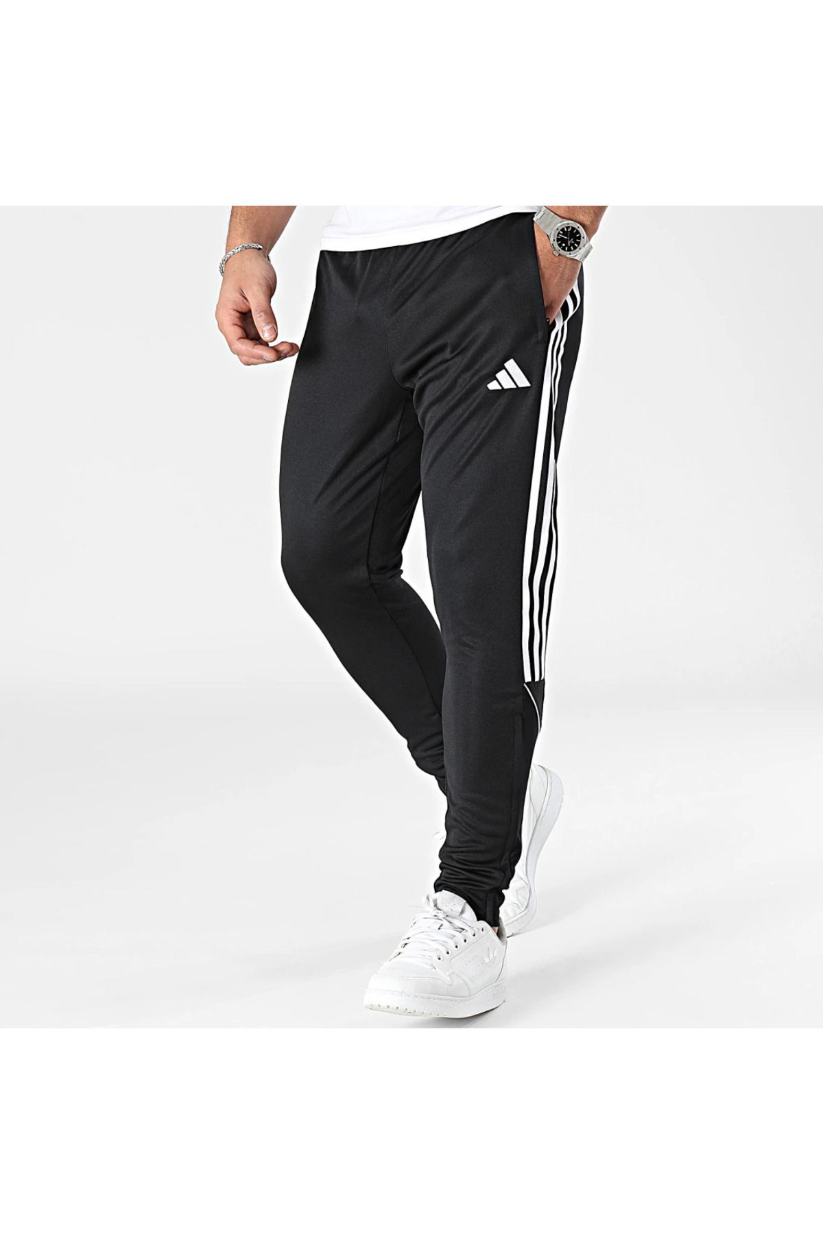 شلوار گرمکن مشکی مردانه L PNT SIX اورجینال adidas