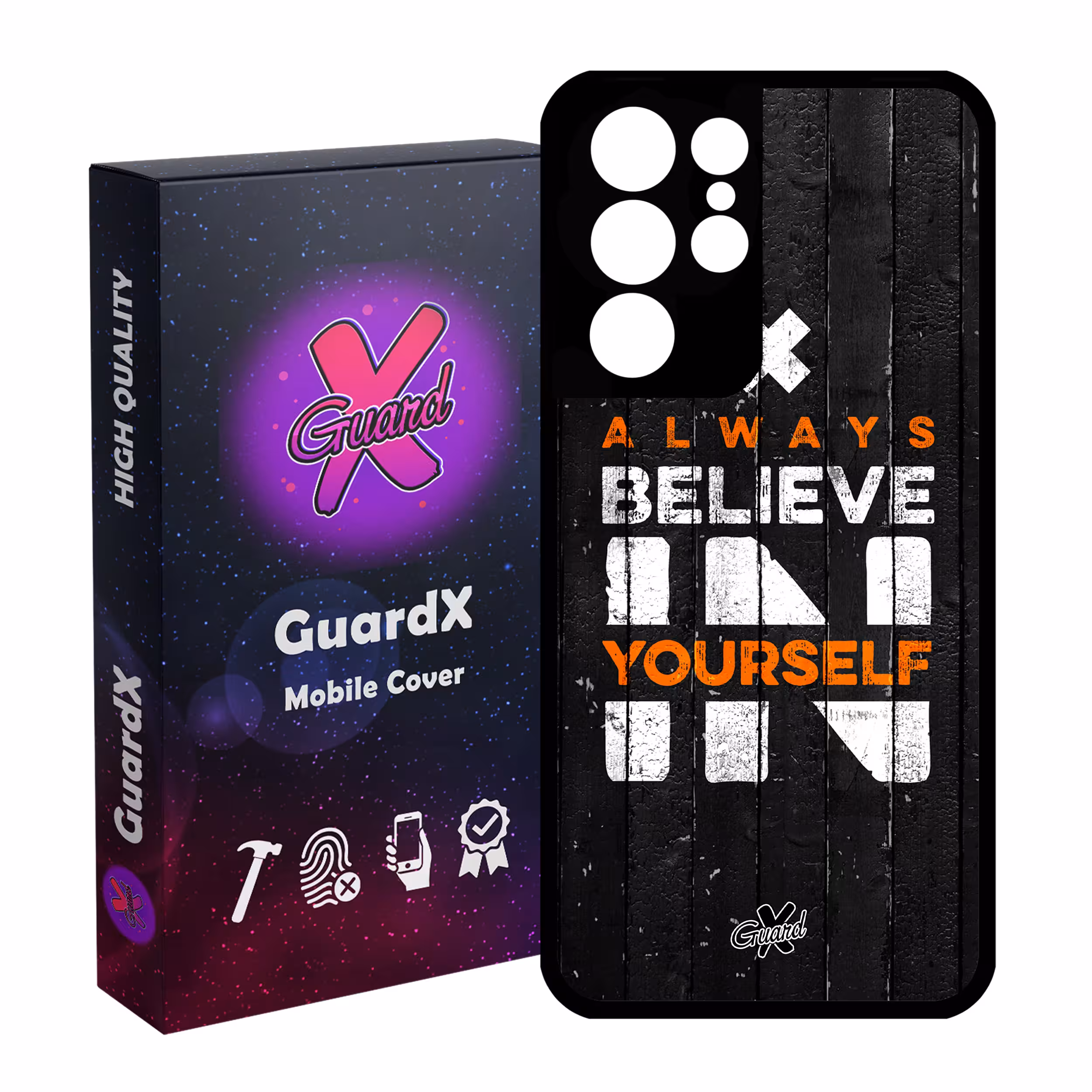 کاور گارد ایکس طرح Text مدل Glass10167 مناسب برای گوشی موبایل سامسونگ Galaxy S21 Ultra