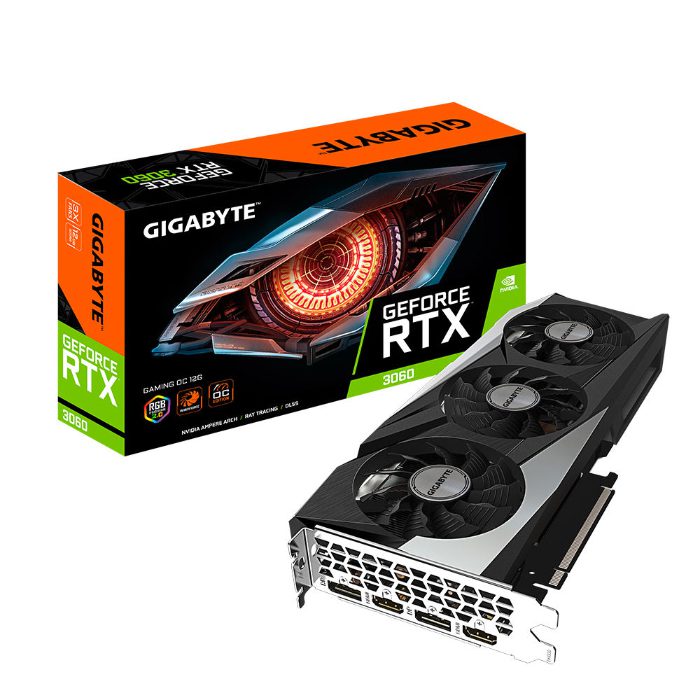 کارت گرافیک گیگابایت RTX 3060 OC Gaming 12GB