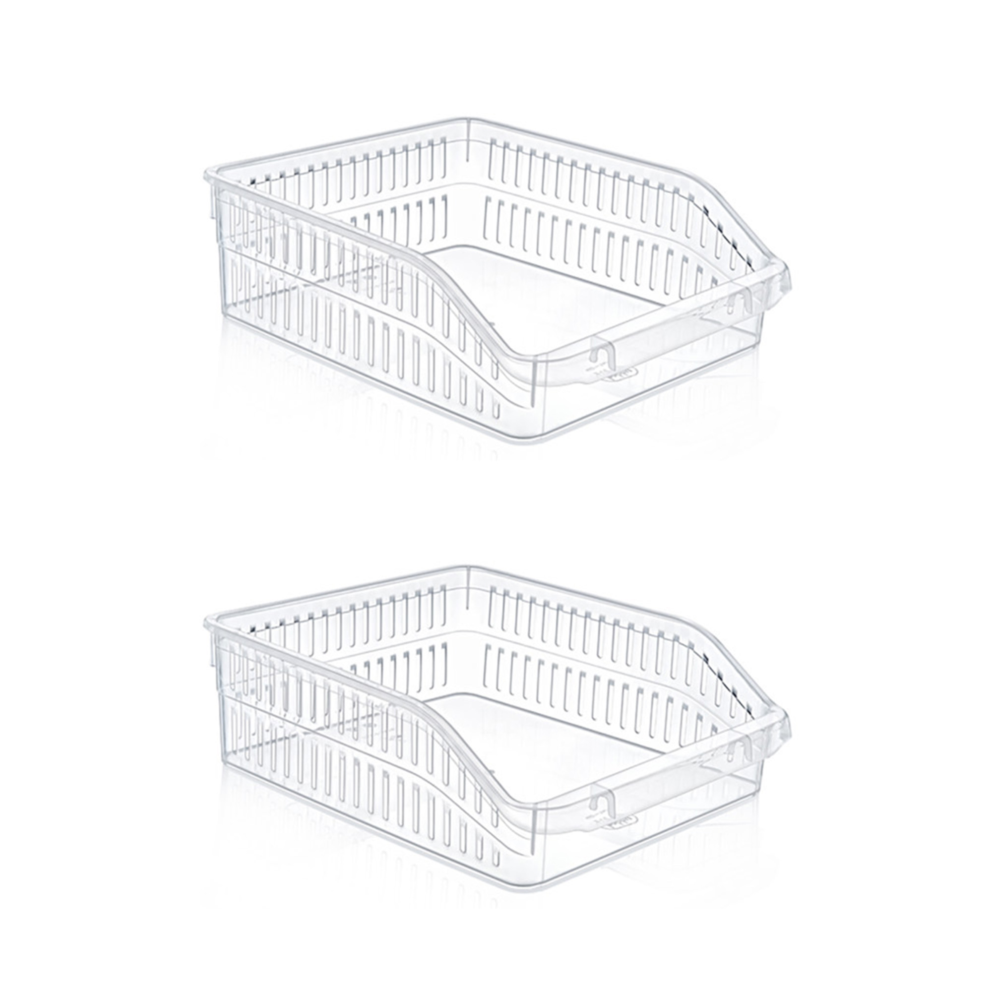 سبد نظم دهنده یخچال هوبی لایف مدل Orgamix-L بسته دو عددی