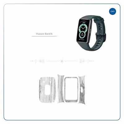 برچسب ماهوت طرح White Wood مناسب برای ساعت هوشمند هوآوی band 6