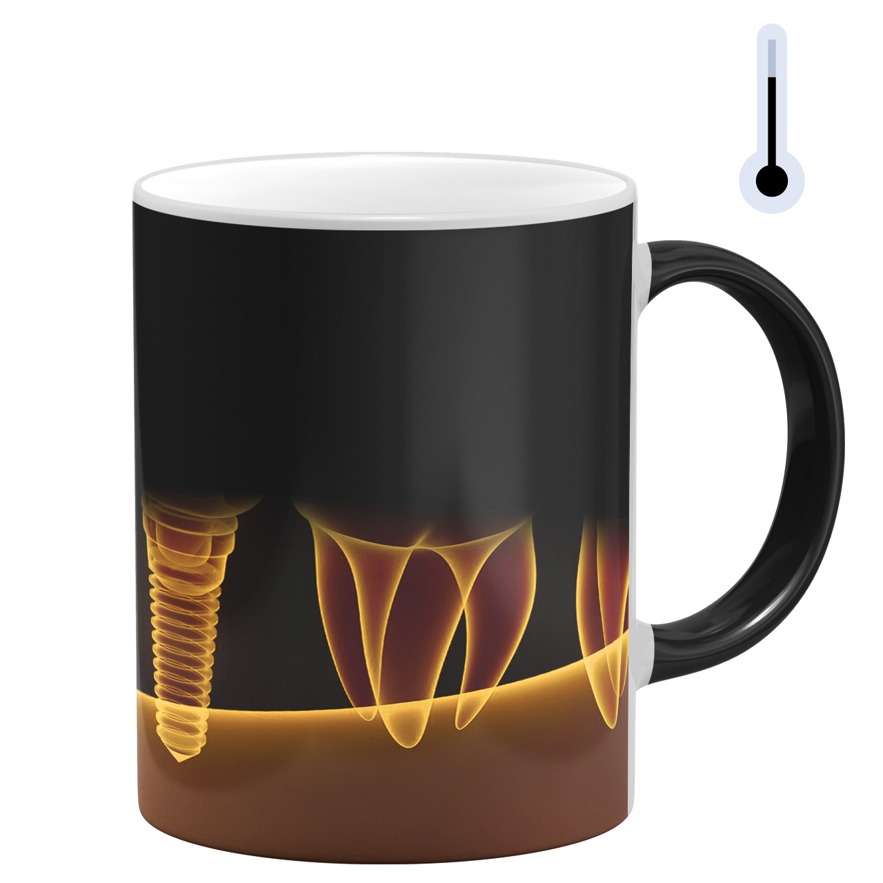 ماگ حرارتی مدل ایمپلنت دندان