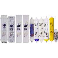 فیلتر دستگاه تصفیه آب آکوآ اسپرینگ مدل F-S7-W10A مجموعه ده عددی به همراه رسوبگیر گلیتز