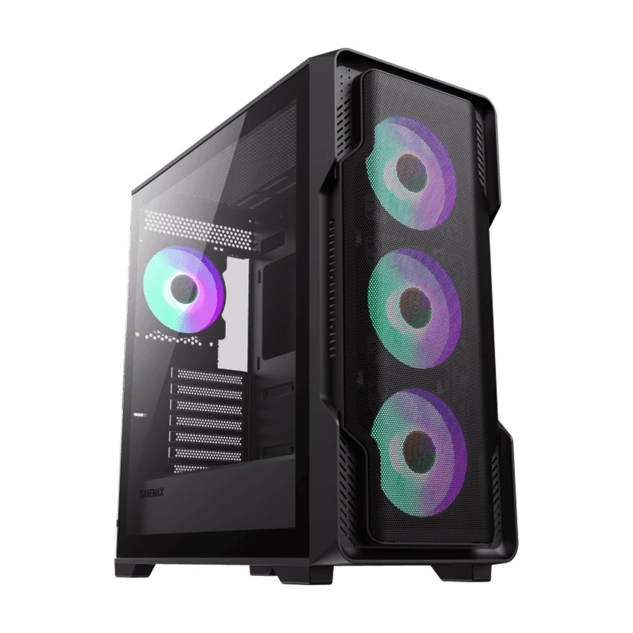 کیس گیمینگ گیم مکس GAMEMAX Siege BK | فروشگاه گیمینگ تکاف