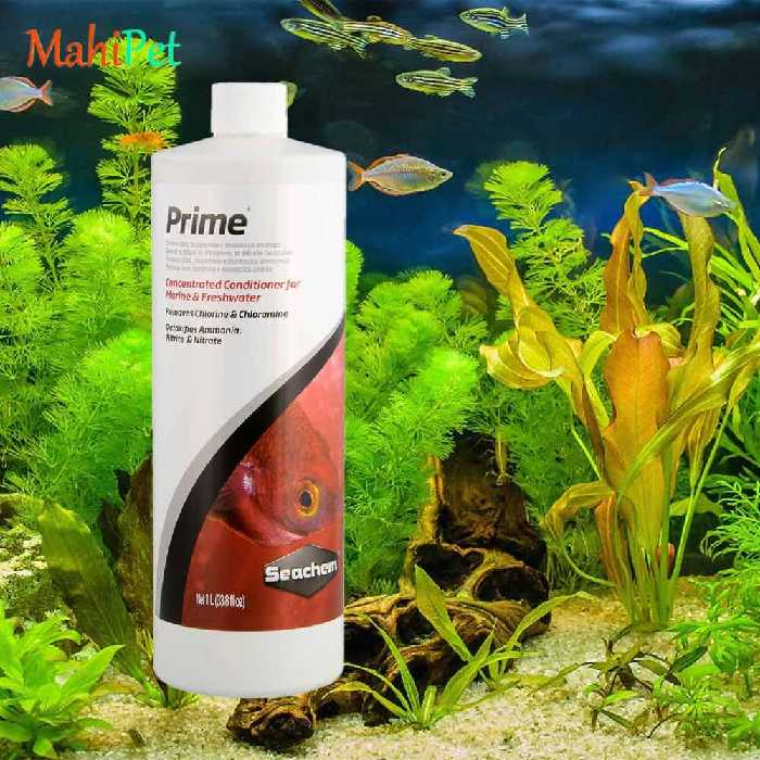 محلول آماده ساز قوی آب سیچم SEACHEM Prime سایز 1 لیتر