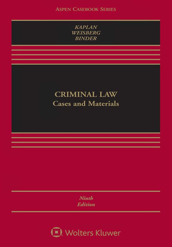 خرید و دانلود نسخه کامل کتاب Criminal Law: Cases and Materials (9th Edition) -   Pdf
