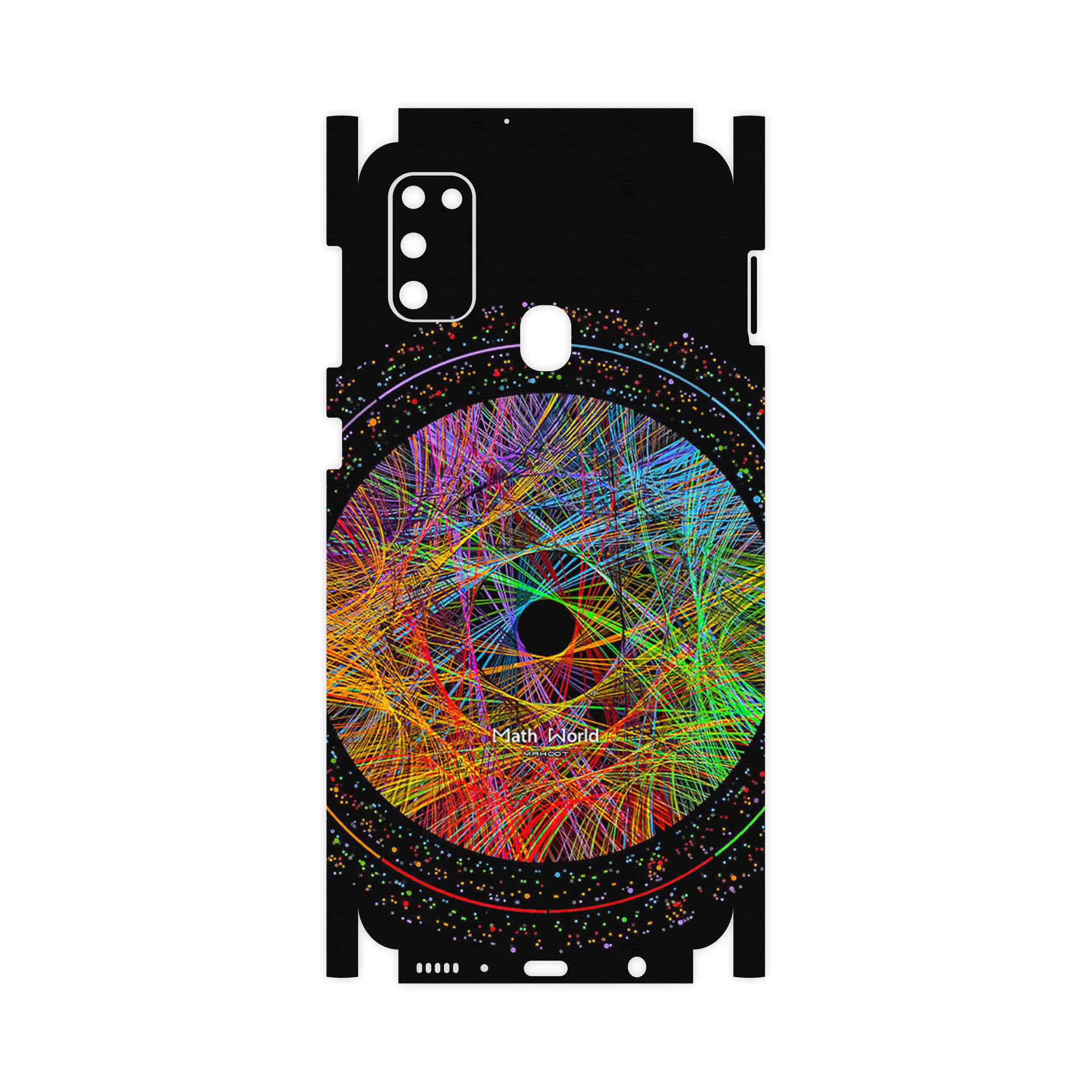 برچسب پوششی ماهوت مدل Mathematical Geometric Shape 2-FullSkin مناسب برای گوشی موبایل سامسونگ Galaxy M21