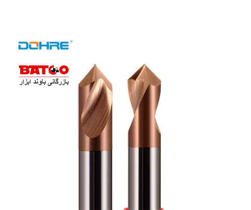 خزینه (پخ زن) کارباید 60 درجه  60 -D2.5X3.5XD6X50 دوهره اصل HRC58