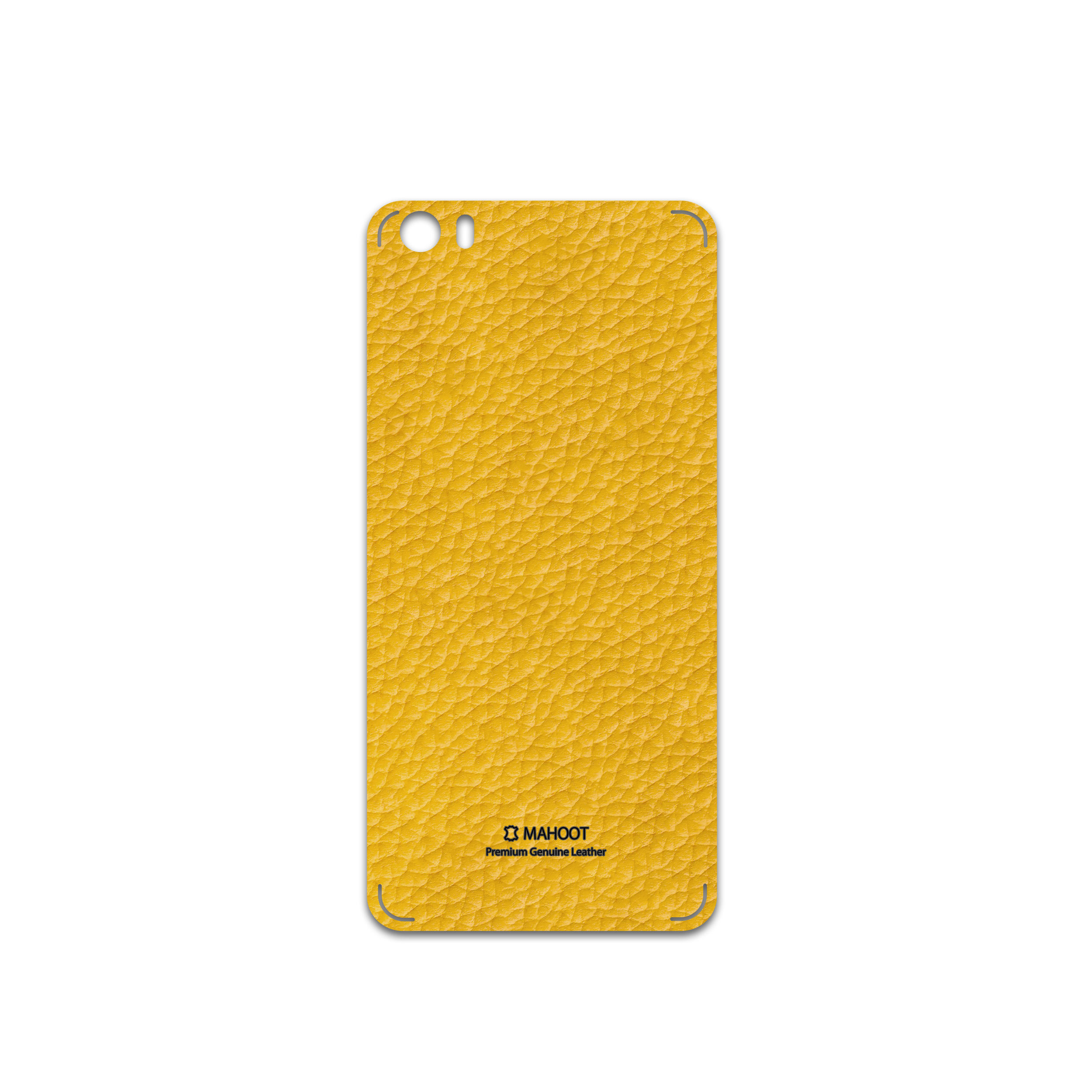 برچسب پوششی ماهوت مدل Mustard-Leather مناسب برای گوشی موبایل شیائومی Mi 5