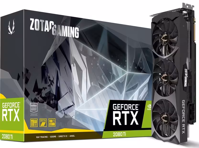 کارت گرافیک زوتک مدل GeForce RTX 2080 Ti Triple Fan با حافظه 11 گیگابایت