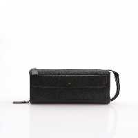 کیف پورتفولیو و کلچ مشکی مردانه سیاه نمونه کارها چرم S1PC00021138 Tergan