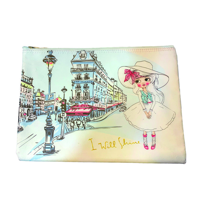 پوشه مدل زیپ دار طرح دخترانه کد 96430 | چاوه