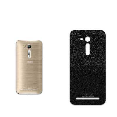 برچسب پوششی ماهوت مدل Black-Leather مناسب برای گوشی موبایل ایسوس Zenfone Go