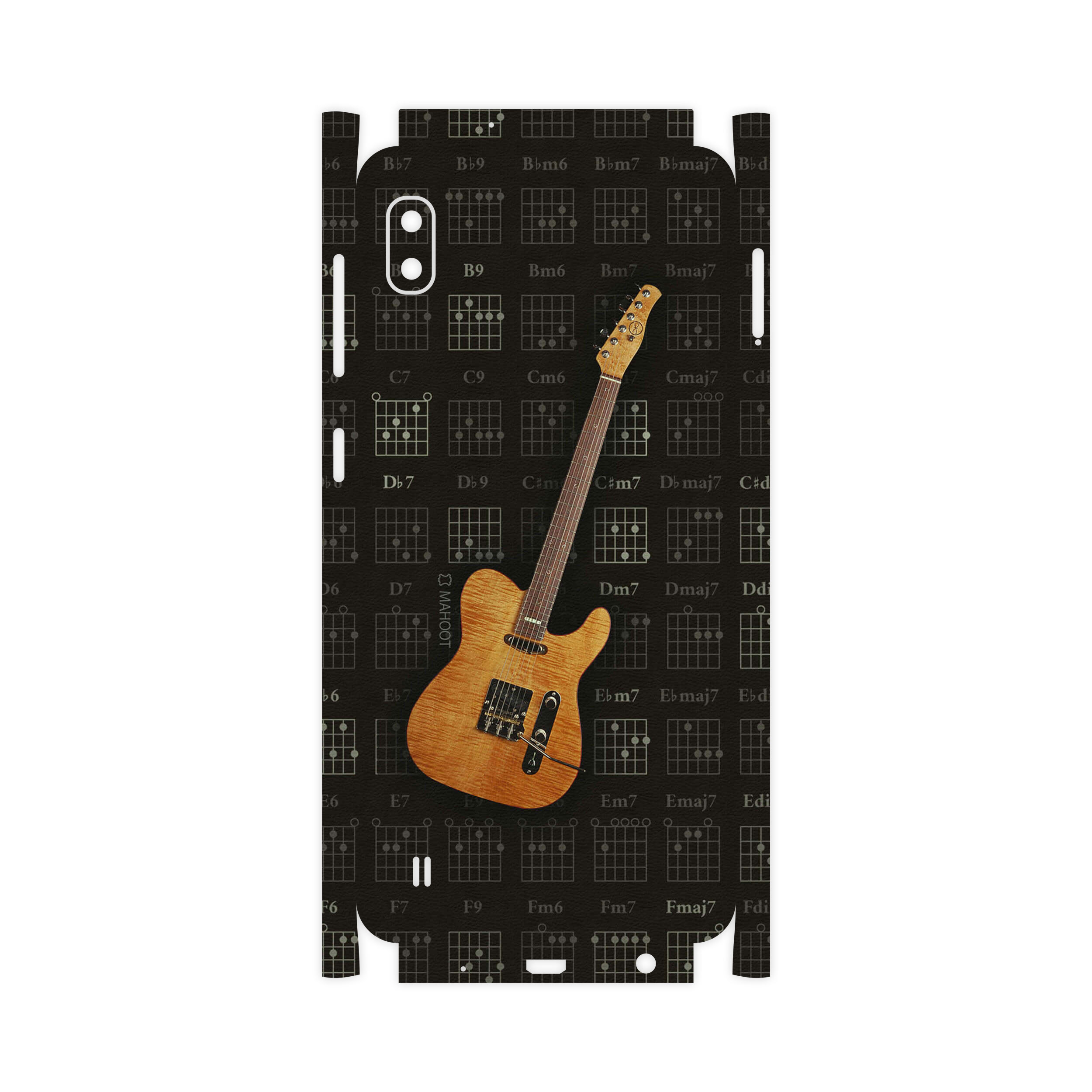 برچسب پوششی ماهوت مدل Guitar-Instrument-FullSkin مناسب برای گوشی موبایل سامسونگ Galaxy A10