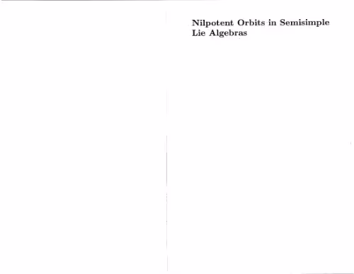 خرید و دانلود نسخه کامل کتاب Nilpotent orbits in semisimple Lie algebras