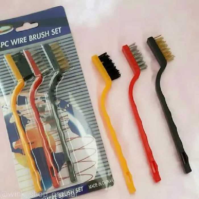 پک سه عددی فرچه سیمی مسواکی ضخیم