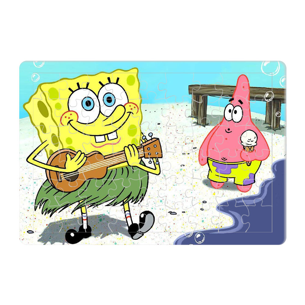 پازل 54 تکه باب اسفنجی مدل P1266