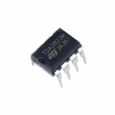 آی سی آمپلی فایر اس تی مایکروالکترونیکس مدل TDA2822M بسته 3 عددی