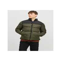 کاپشن سبز مردانه Jack Jones مانتو پوفر 12235860 Jack &amp; Jones