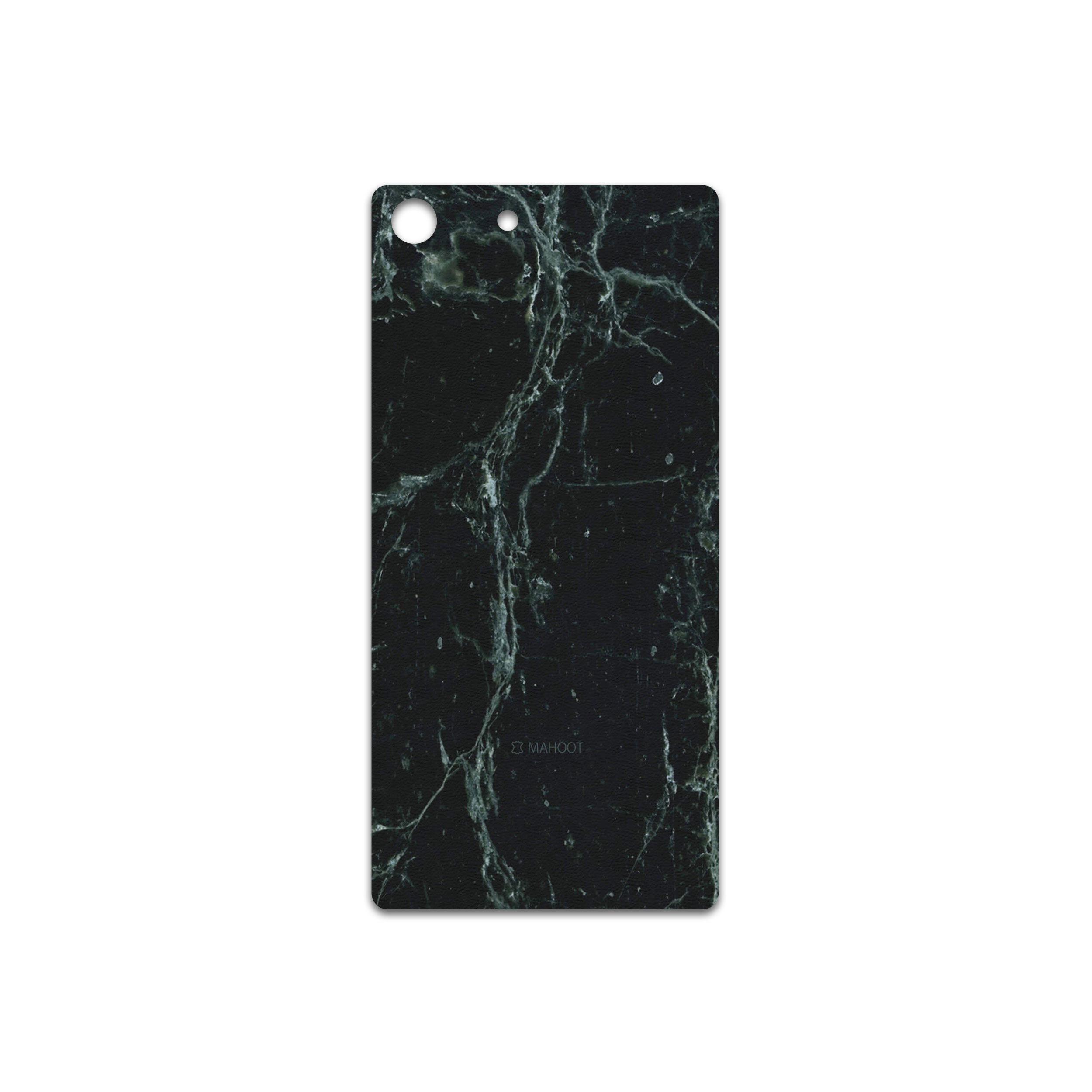 برچسب پوششی ماهوت مدل Graphite-Green-Marble مناسب برای گوشی موبایل سونی Xperia M5