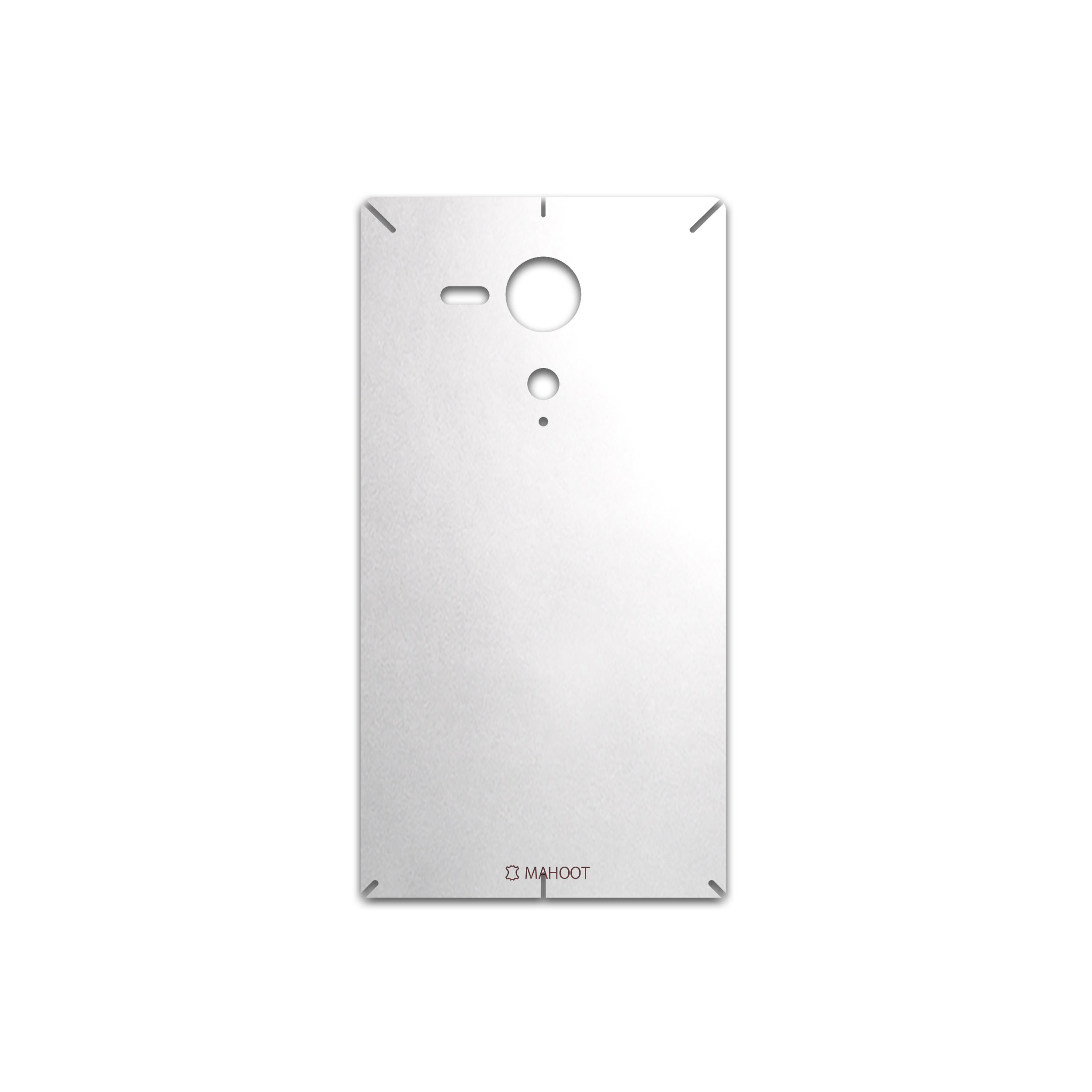 برچسب پوششی ماهوت مدل Metallic-White مناسب برای گوشی موبایل سونی Xperia SP
