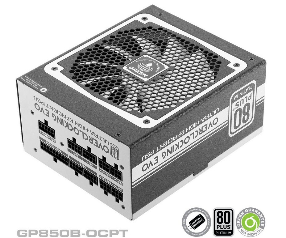 پاور کامپیوترماژولار گرین GP850B-OCPT