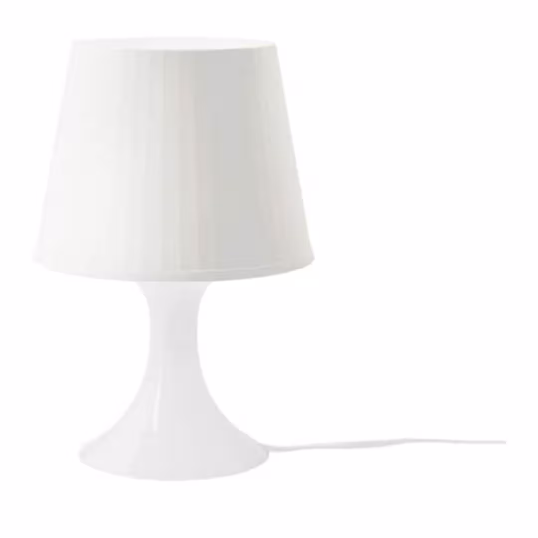 آباژور رومیزی آیکیا مدل LAMPAN. سفید. ارتفاع 29سانتیمتر. کدمحصول400.554.20