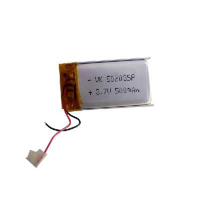 باتری لیتیوم یون مدل 041235p ظرفیت 350 میلی آمپر ساعت 